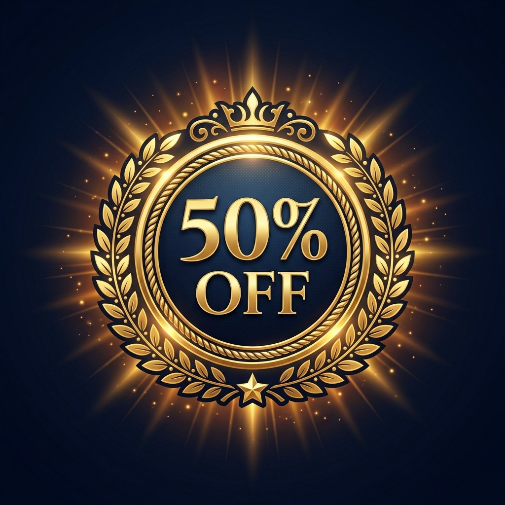 50% off